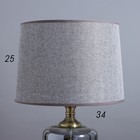 Лампа настольная 16711/1 E27 40Вт бронза 34х34х60 см RISALUX - Фото 4