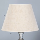 Лампа настольная 16713/1 E27 40 Вт хром 28×28×50 см RISALUX - Фото 7