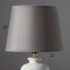 Лампа настольная 16735/1GR E14 40 Вт серый h.31 см RISALUX - Фото 4