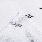 Набор Крошка Я «Flowers» Пелёнка муслиновая 75×120 см, носки 8-10 см, аксессуар - фото 119571410