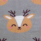 Набор "Крошка Я" Олененок, плед 90х90 см, носки10-12р-р - фото 804652829