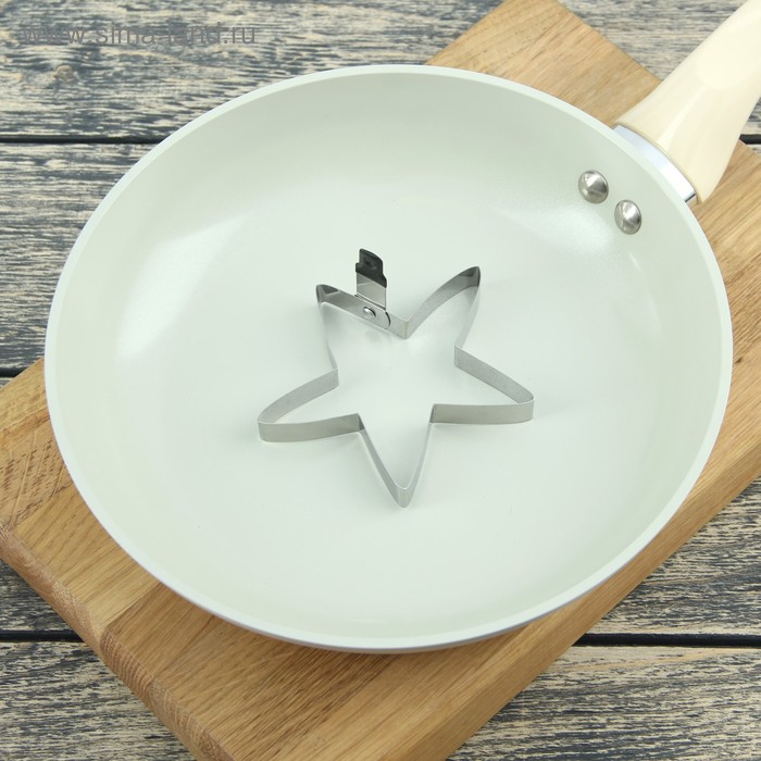 Форма для оладий и яичницы d=10 см "Звезда" - Фото 1