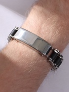 Браслет мужской «Стальной», рельсы, 20.5 см, серебряный - Фото 2