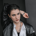 Цепочка на руку мужская «Стальной», 21 см, цвет серебро - Фото 4