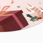 Салфетка новогодняя сервировочная на стол Доляна «Мелодия», d=36 см - Фото 3