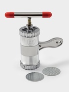 Лапшерезка ручная, 3 насадки, 18×18×6 см, нержавеющая сталь - Фото 1