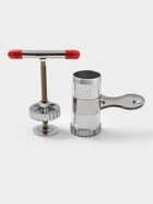 Лапшерезка ручная, 3 насадки, 18×18×6 см, нержавеющая сталь - Фото 5