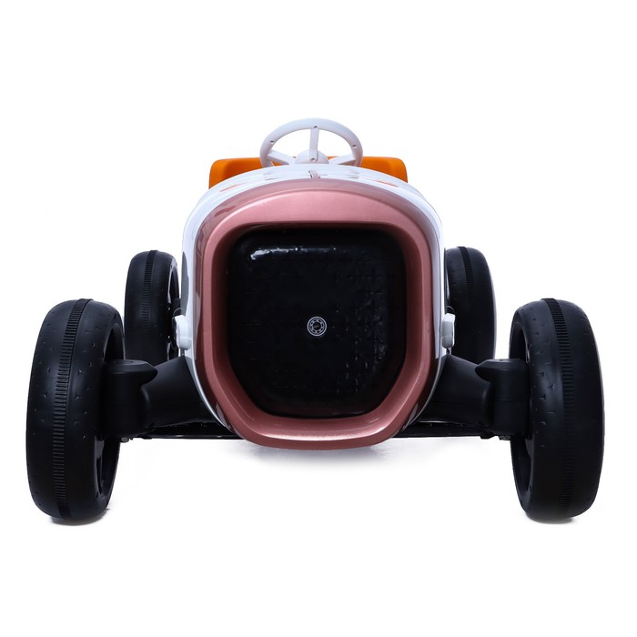 Электромобиль «Ретро», 2 мотора, цвет оранжевый - фото 1907335171