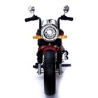 Электромотоцикл «Чоппер», 2 мотора, цвет пламя, глянец - Фото 7