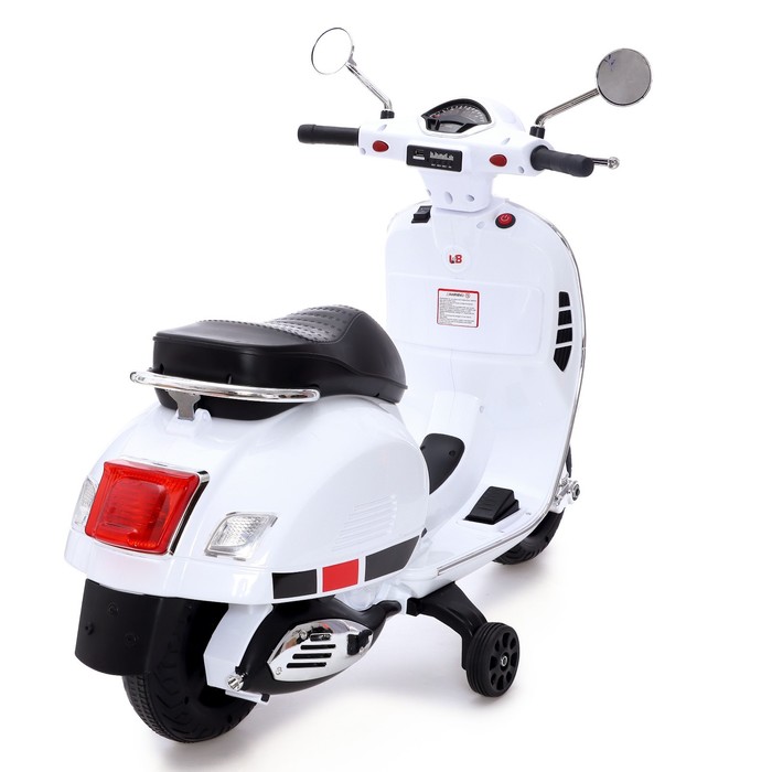 Электромотоцикл «Скутер», цвет белый - фото 1907335199