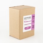 Комплект ошейник (58х2.5 см) и поводок (130х1.4 см) из экокожи, сиреневый с фиолетовым - фото 21413194