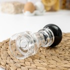 Мельница для специй Доляна «Скина», керамический механизм, 16×6 см, чёрная - Фото 2