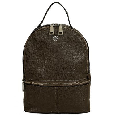Рюкзак Emily, отдел на молнии, цвет серо-коричневый 19х24х10см
