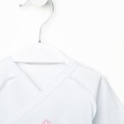 Комплект на выписку для девочки, цвет белый, рост 56 - фото 51401356