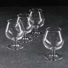 Набор стеклянных бокалов для коньяка «Время дегустаций. Коньяк», 250 мл, 4 шт - фото 6064162