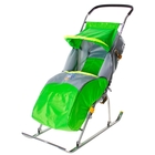 Санки-коляска «Умка 2», цвет зеленый - Фото 1