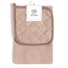 Набор кух. "Natural series" полотенце, прихватка, цв.серый, 100% хл - фото 24011782