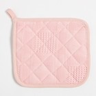 Набор кух. "Natural series" полотенце, прихватка, цв.розовый, 100% хл - фото 804653470