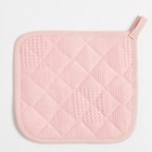 Набор кух. "Natural series" полотенце, прихватка, цв.розовый, 100% хл - фото 804653471