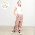 Брюки для девочки MINAKU: Basic Line KIDS, пыльно-розовые, рост 152-158 см - Фото 1