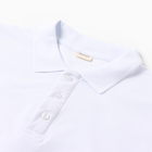 Лонгслив поло мужской MINAKU: Casual Collection MAN, размер 46, белый - Фото 6