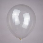 Воздушные шары латексные 12", кристалл, 50 шт., прозрачные - Фото 2