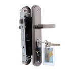 УЦЕНКА Комплект замка для китайской двери R=2L, с ц/м, с ручками, левый - Фото 1