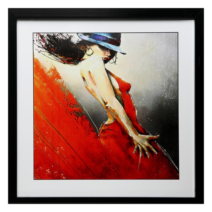 Картина \"Яркая девушка\" 50х50(54х54) см (7514727) - Купить по цене от ...