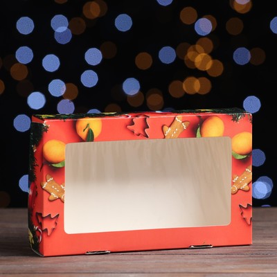 Коробка подарочная складная "Поздравление", 20 х 12 х 4 см