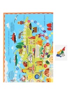 Подарок большой ГЕОДОМ «Страны и флаги», пазл 260 деталей, атлас с наклейками + карточки - Фото 21