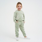 Костюм детский (толстовка, брюки) KAFTAN "Basic line" р.32 (110-116), зеленый - фото 3033052
