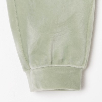 Костюм детский (толстовка, брюки) KAFTAN: Soft plushy, размер 32 (110-116 см), зелёный