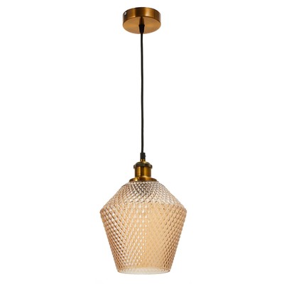 Светильник BayerLux 1387/1 E27 40 Вт черный-бронза 21×21×27-127 см