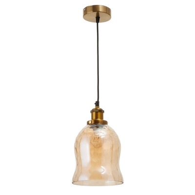 Светильник BayerLux 1388/1 E27 40 Вт черный-бронза 16×16×22-122 см