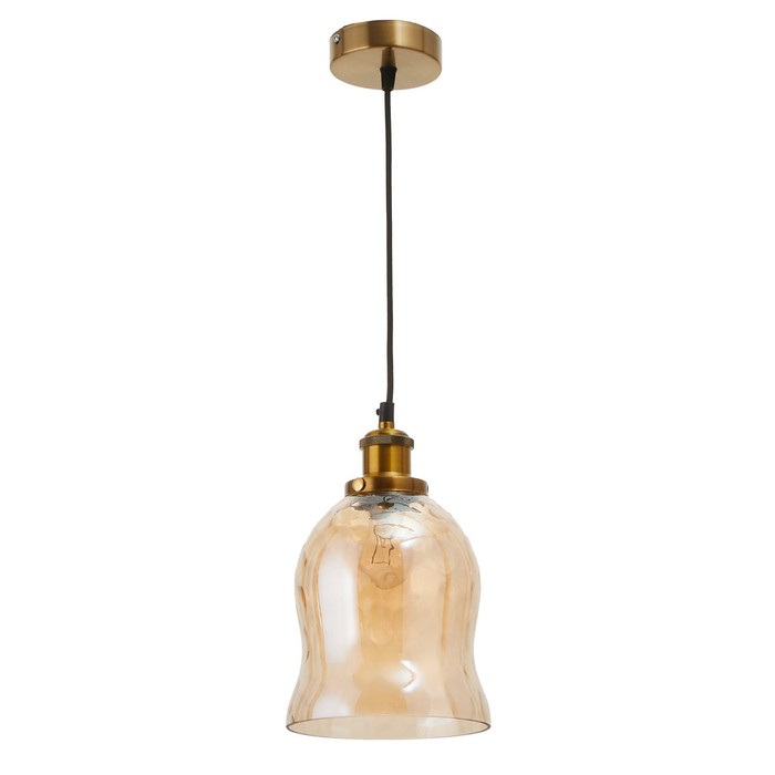 Светильник BayerLux 1388/1 E27 40 Вт черный-бронза 16×16×22-122 см - Фото 1