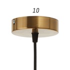 Светильник BayerLux 1388/1 E27 40 Вт черный-бронза 16×16×22-122 см - фото 3767773