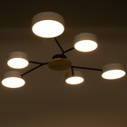 Люстра 1319/6WT LED 144Вт 3000-6000К белый 75х75х5 см - фото 21413809