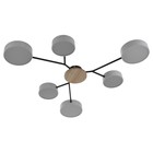 Люстра 1319/6WT LED 144Вт 3000-6000К белый 75х75х5 см - фото 21413811