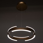 Люстра с ПДУ 1510/1 LED 25Вт 3000-6000К золото 40х40х106 см BayerLux - Фото 3