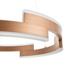 Люстра с ПДУ 1510/1 LED 25Вт 3000-6000К золото 40х40х106 см BayerLux - Фото 6