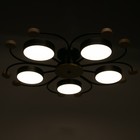 Люстра 1314/5BK LED 120 Вт 3000-6000К черный 90×90×15 см BayerLux - фото 49532628