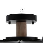 Люстра 1314/5BK LED 120 Вт 3000-6000К черный 90×90×15 см BayerLux - фото 49532632