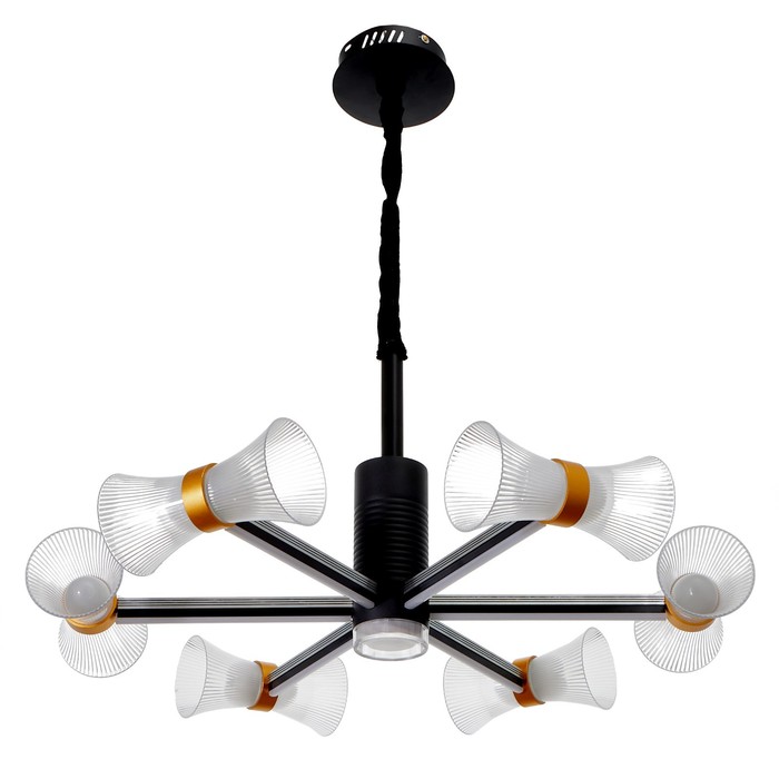 Люстра 1699/6 LED 100 Вт 3000-6000К черный 73×73×60 см BayerLux