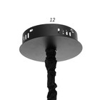 Люстра 1699/6 LED 100 Вт 3000-6000К черный 73×73×60 см BayerLux - фото 35186063