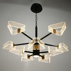 Люстра 1702/10 LED 204 Вт 3000-6000К черный 95×95×80 см BayerLux - Фото 2