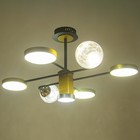 Люстра 1851/7 LEd=72 Вт 3000-6000К черно-золотой 79×77×43 см BayerLux - Фото 3