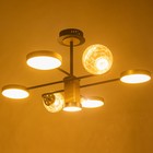 Люстра 1851/7 LEd=72 Вт 3000-6000К черно-золотой 79×77×43 см BayerLux - Фото 5