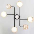 Люстра 1851/7 LEd=72 Вт 3000-6000К черно-золотой 79×77×43 см BayerLux - Фото 6