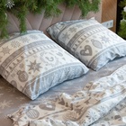 Постельное белье новогоднее "Этель" 1.5 сп Скандинавский 143*215 см, 150*214 см, 70*70 см - 2 штуки 7103900 - фото 13393495