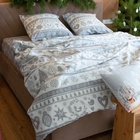 Постельное белье новогоднее "Этель" Дуэт Скандинавский 143*215 см - 2 штуки, 220*240 см, 70*70 см - 2 штуки 7103903 - фото 12339328